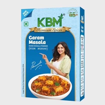 KBM Premium Spices Garam Masala, 100 gm Carton
