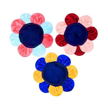 MAYAPURI Laddoo Gopal Asan/Aason For Baby Krishna/Dev Aasan/Goddess Ason, Size: 6.5 inch (Pack of 3)