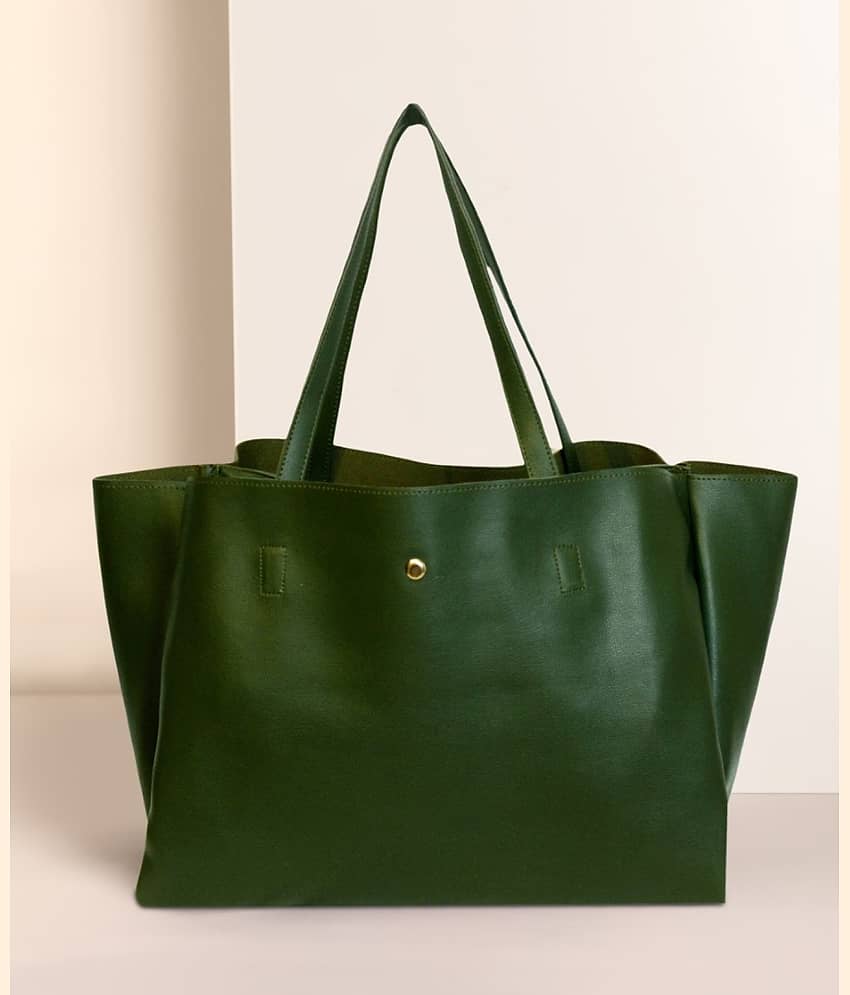 Fargo Green PU Shoulder Bag