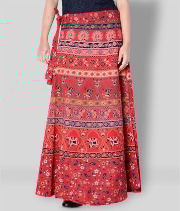 Sttoffa - Red Cotton Women's Wrap Skirt ( Pack of 1 )