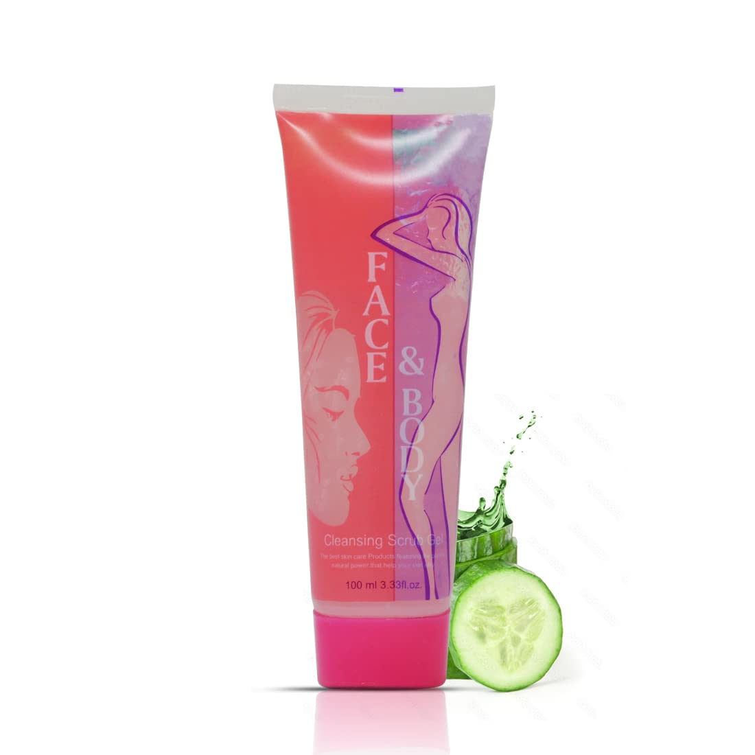 Face & Body Cucumber Herbal Scrub Gel