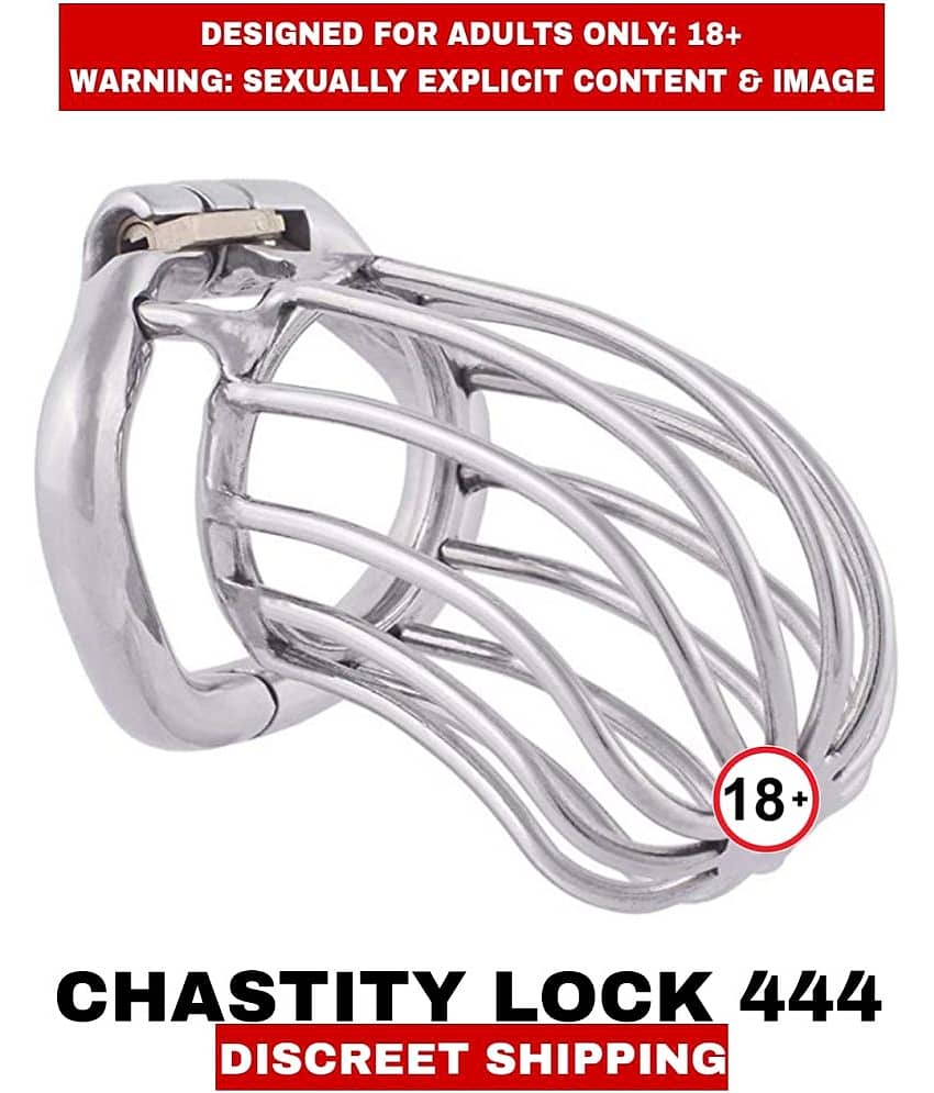 MALE ADULT Sex TOYS CHASTITY PENIS LOCK Device With LOCK CHASTITY 444 cage Lightweight Sexual Wellness Stainless Steel CHASTITY 444 for Men