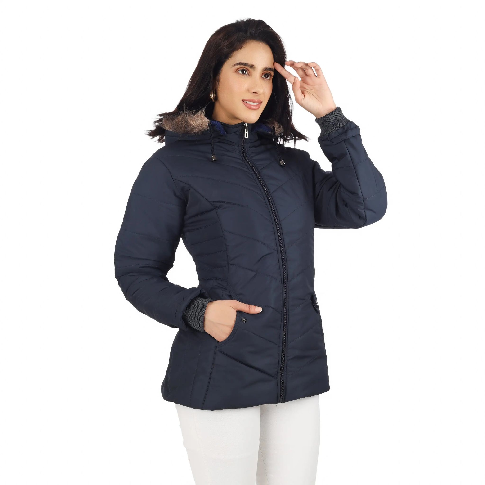 Trendy Women’s Rainsuit-L / Navy