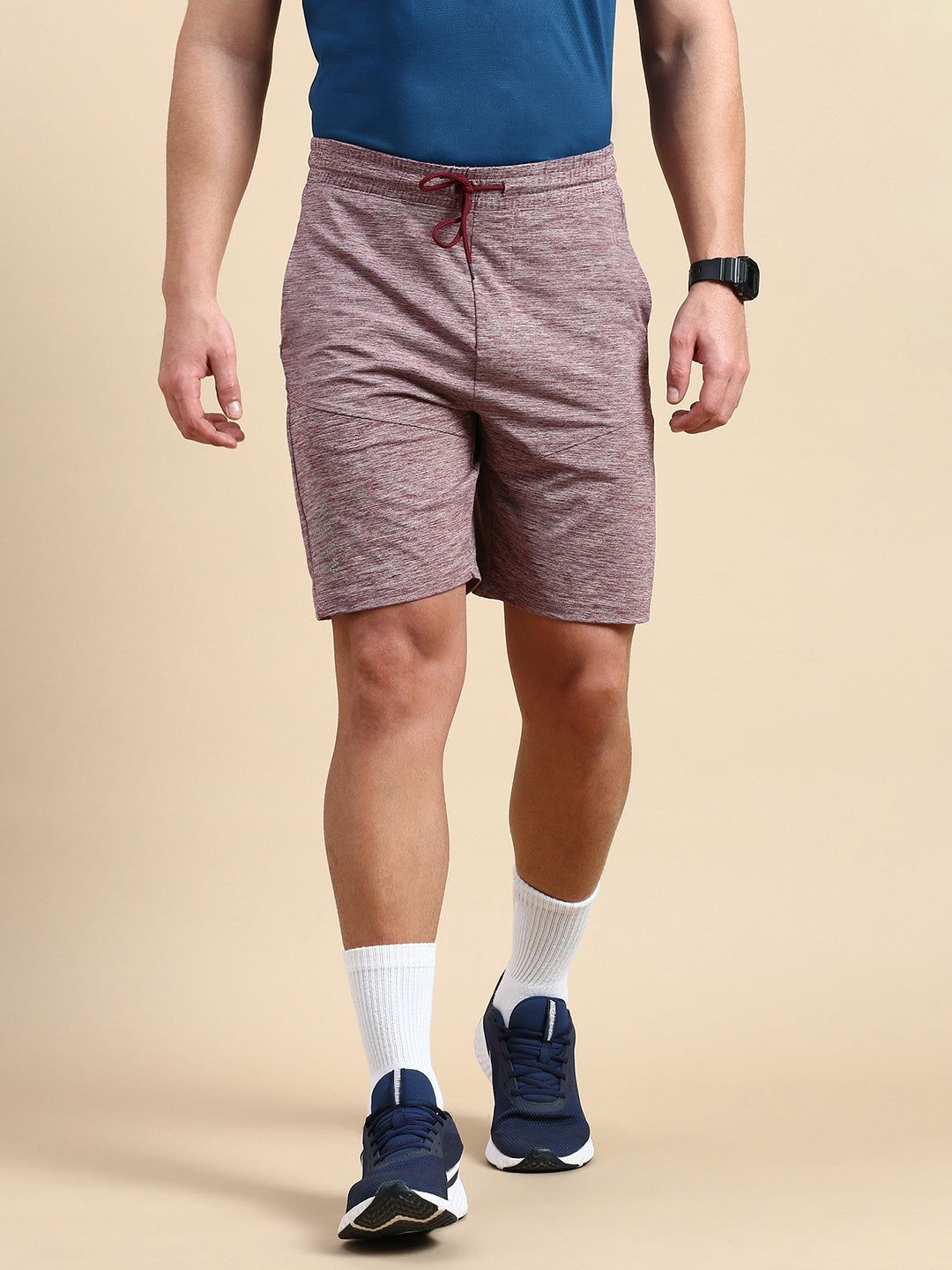 Classic Polo Men's Bottom Polyester Brown Slim Fit Active Wear Shorts | GEN-X-SHORTS-03 A