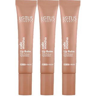 Lotus Herbals Cafe Mocha Lip Balm Spf15 10G ( Pack Of  3)