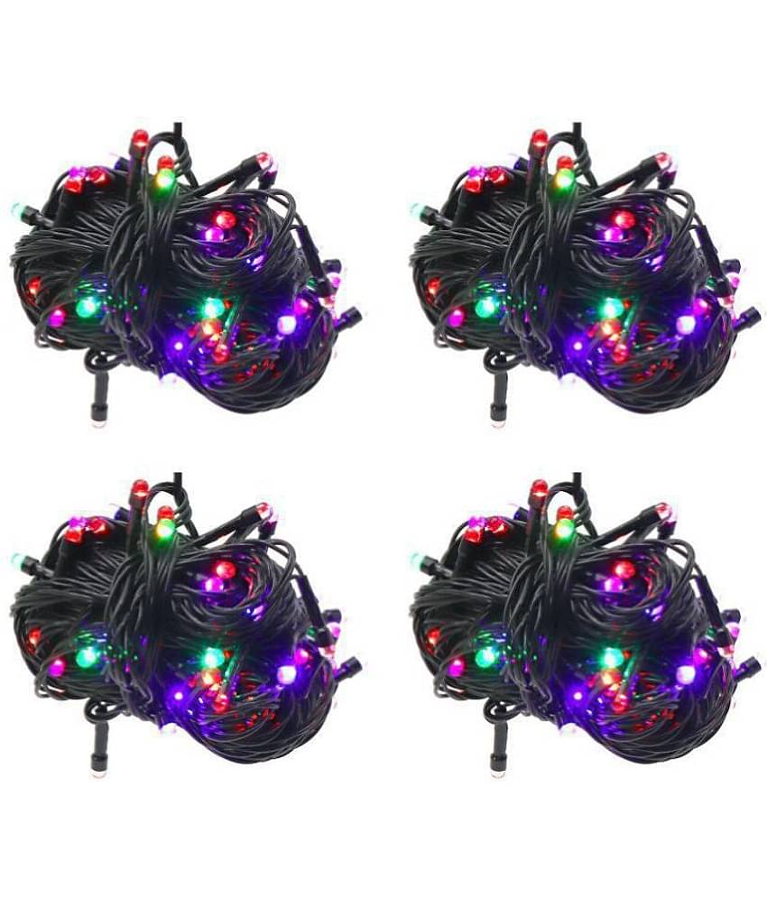 Mprow - Multicolor 18Mtr String Light (Pack of 4)