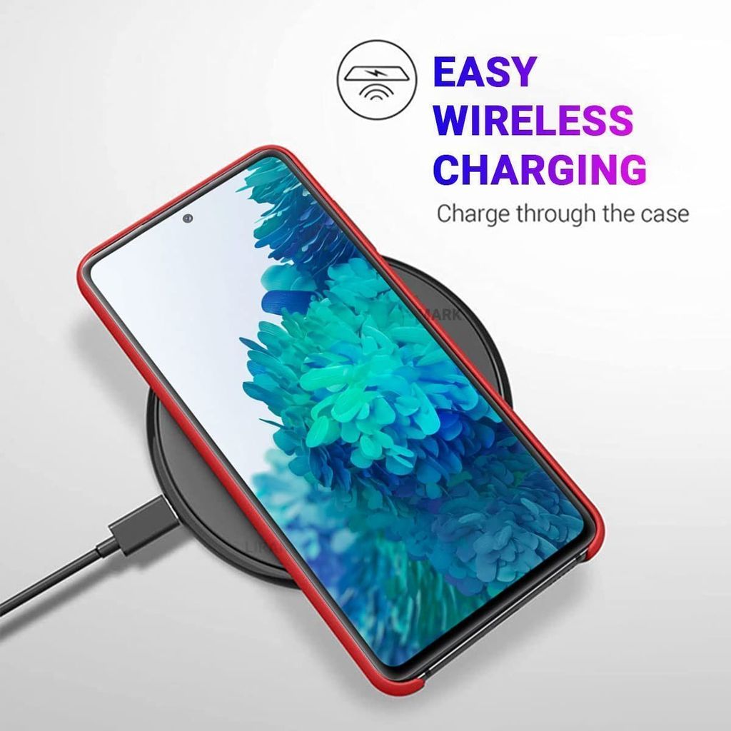 LIRAMARK Liquid Silicone Soft Back Cover Case for Samsung Galaxy Note 20