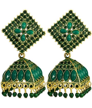 FASHION FRILL Multicolor Jhumki Earrings ( Pack of 1 )