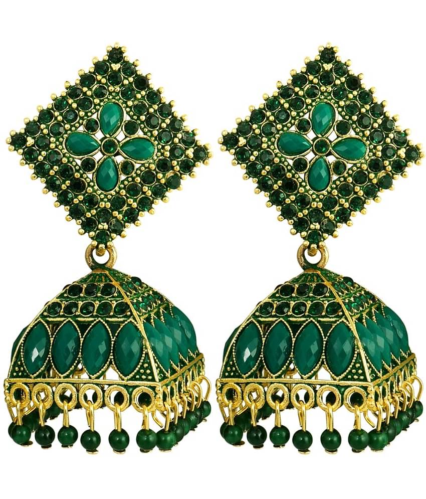 FASHION FRILL Multicolor Jhumki Earrings ( Pack of 1 )