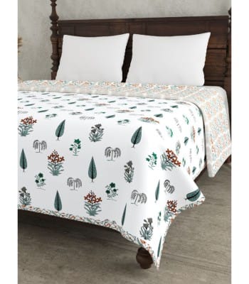 NatureHues Reversible Super King Dohar  150 GSM Pure Cotton