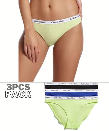 C K Underwear - Women Pack Of 3 Briefs-L