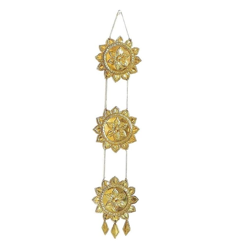 MAYAPURI Brass Chand Mala for Puja, Accessory to Hang from The Deity's Hands - Pooja Needs | Buy online on ZillyBuy