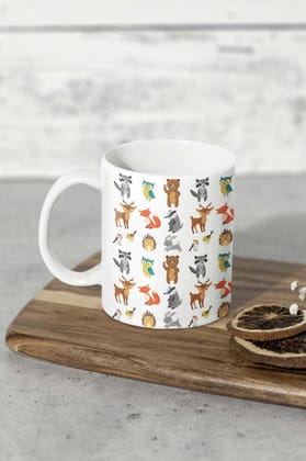 Woodland Creatures Coffee Mug (8 Colours)