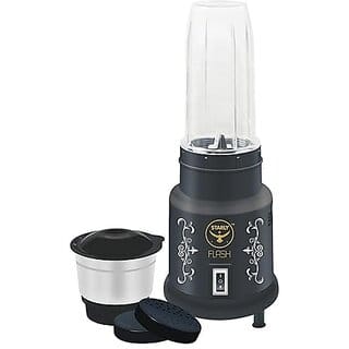 Starly Flash Nutri Mixer Grinder  Smoothie Maker Blender 2 Jar 400W Powerful Motor Multipupose Jars for Dry  Wet Grinding Stainless Steel BladesBlack