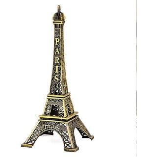 BIYANKA Antique Finish 3D Metal Crafts Paris Eiffel Tower Showpiece