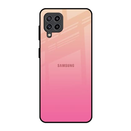 Pastel Pink Gradient Glass Case For Samsung Galaxy M32