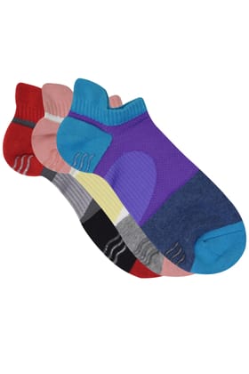 Womens Lowcut Socks - Stretchable from 19 cm to 30 cm