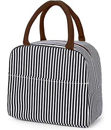 House Of Quirk - Black Polyester Lunch Bag