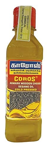Coros (Wooden Chekku-Cold Pressed)  Sesame Oil 250 Ml