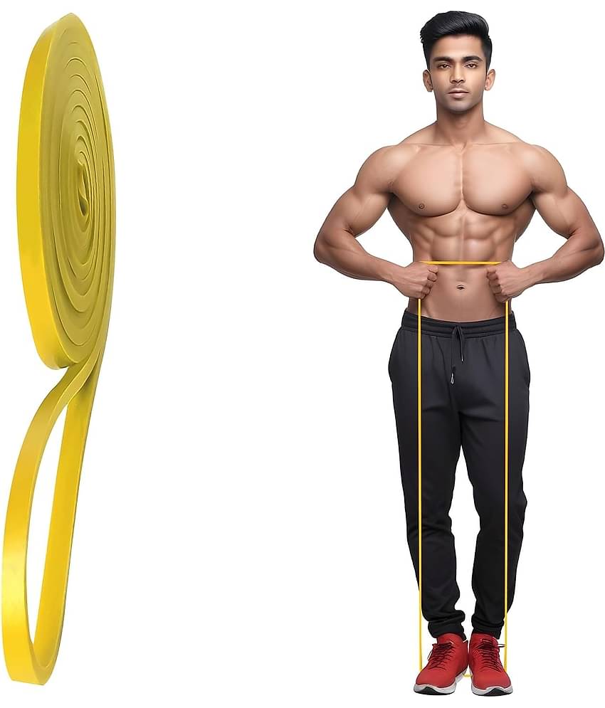 Gjshop Rubber Exercise Resistance Loop Band for Men and Women (Light Resistance)