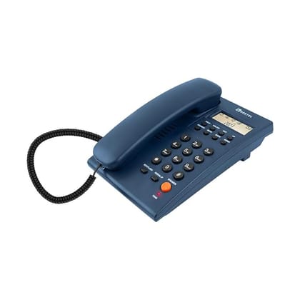 Beetel Newly Launched G30 Landline, TEC Certified, Caller ID LCD Display, Ringer LED, DTMF/FSK Compatible, 2-Way Adjustable Speaker Phone, Desk/Wall Mountable, 3 Level LCD Contrast(G30-Blue)