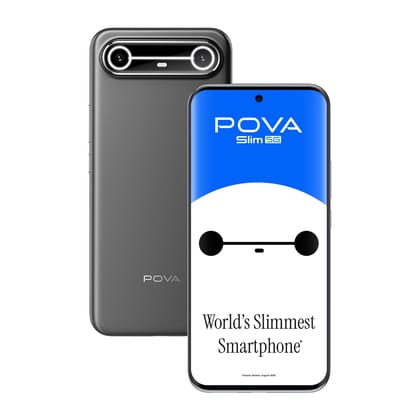 Pova Slim 5G (Cool Black, 8GB+128GB) Pova Slim 5G (Cool Black, 8GB+128GB) - Cool Black / 8 GB RAM and 128 GB ROM