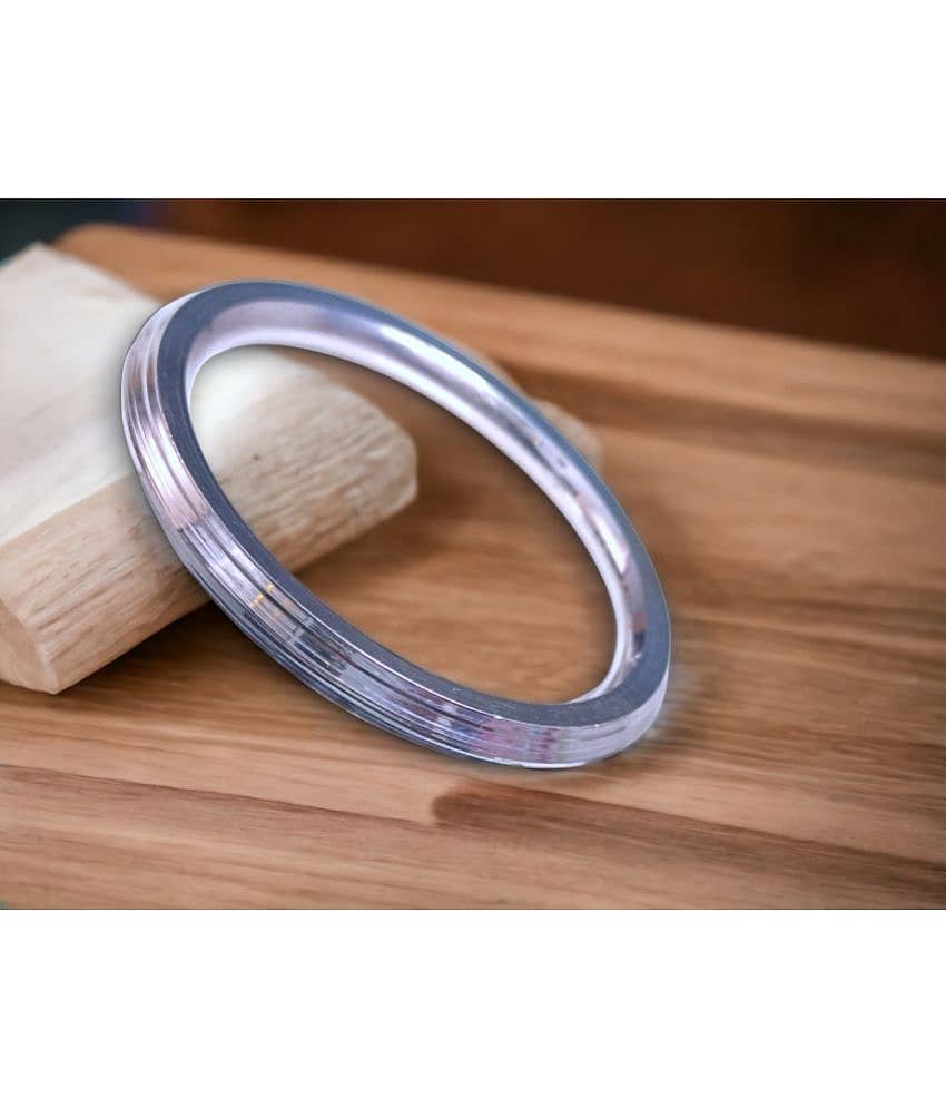 KRIMO Silver Kada ( Pack of 1 )