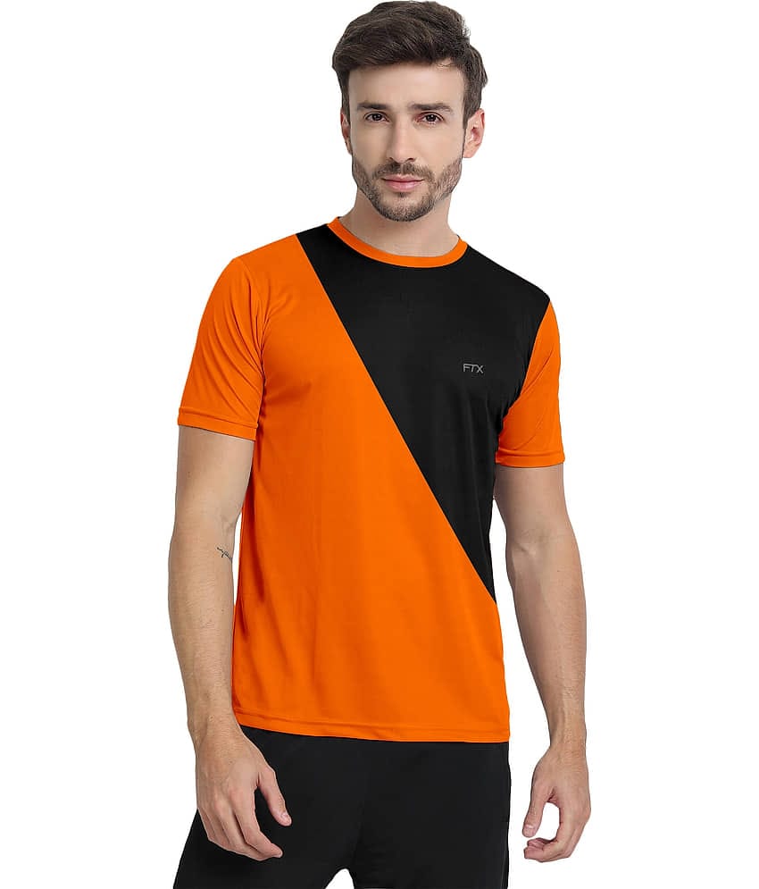 FTX Pack of 1 Polyester Regular Fit Men's T-Shirt ( Grey )