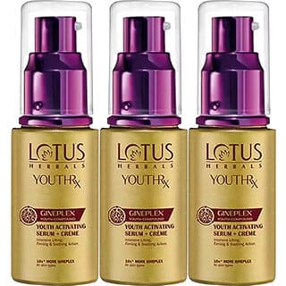 Lotus Herbals Youthrx Activating Serum  Cream 30Ml  (Pack Of 2 )
