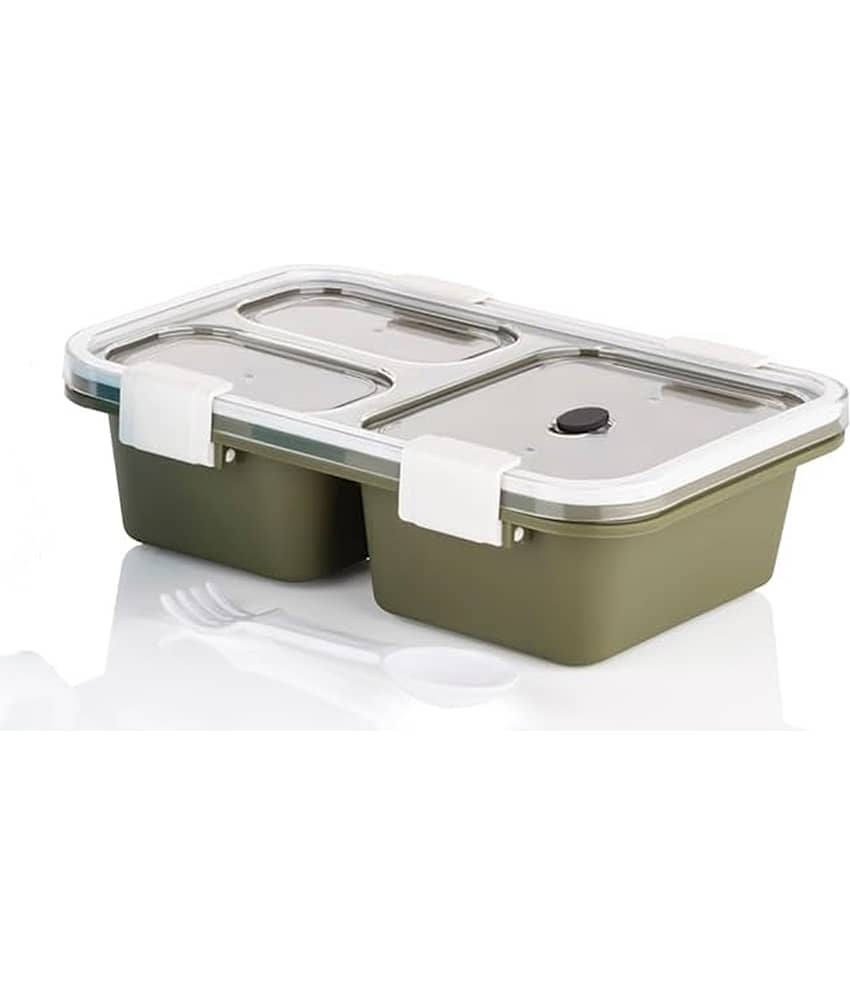analog kichenware School/College/Office Tiffin Plastic Lunch Box 1 - Container ( Pack of 2 )