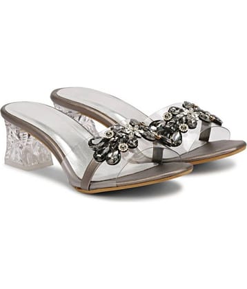 Saheb - Black Women's Slip On Heels