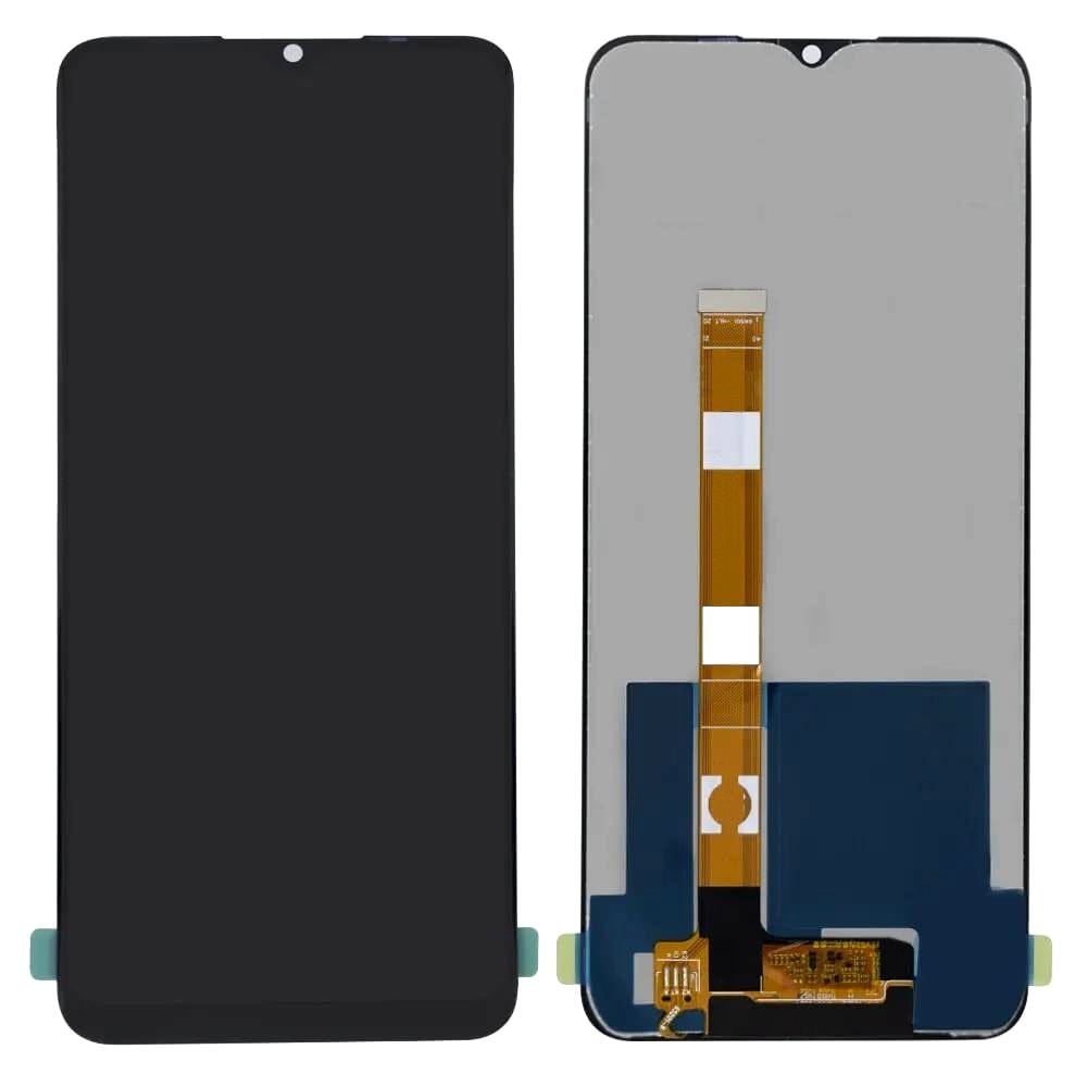 Mobile Display For Oppo Realme Narzo 20. LCD Combo Touch Screen Folder Compatible With Oppo Realme Narzo 20-BLACK / REGULAR