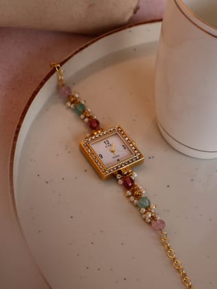 Nyra Multicolored Wrist Watch-Multicolored