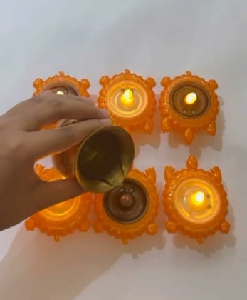 Kuber Diya Set of 6 Brass Diwali Diyas Kuber Diya Set of 6 Brass Diwali Diyas