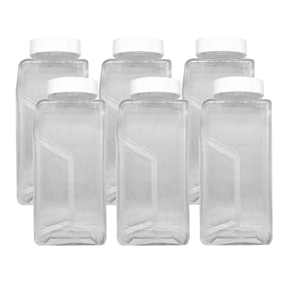 Puramio 750 ml Pet Jar With Spice Cap - (Pack of 6)