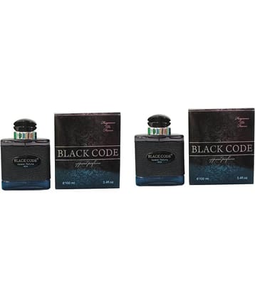 St Louis Black Code Apparel Perfume 100 ml each, (Pack of 2)