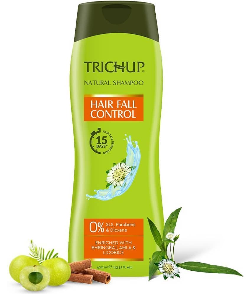 Trichup Hair Fall Control Shampoo 400ml | Herbal Anti-Hairfall Formula for Stronger, Thicker & Healthy Nourished Hair