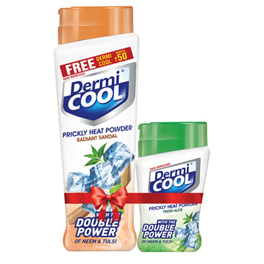 DermiCool Prickly Heat Powder Radiant Sandal