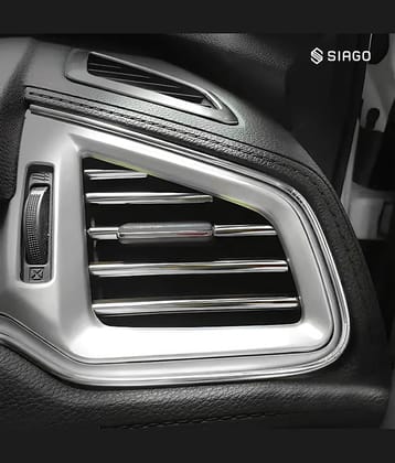 SIAGO Universal Car Air Vent Decoration Trim - Waterproof & Bendable Outlet Protector (Pack of 1)