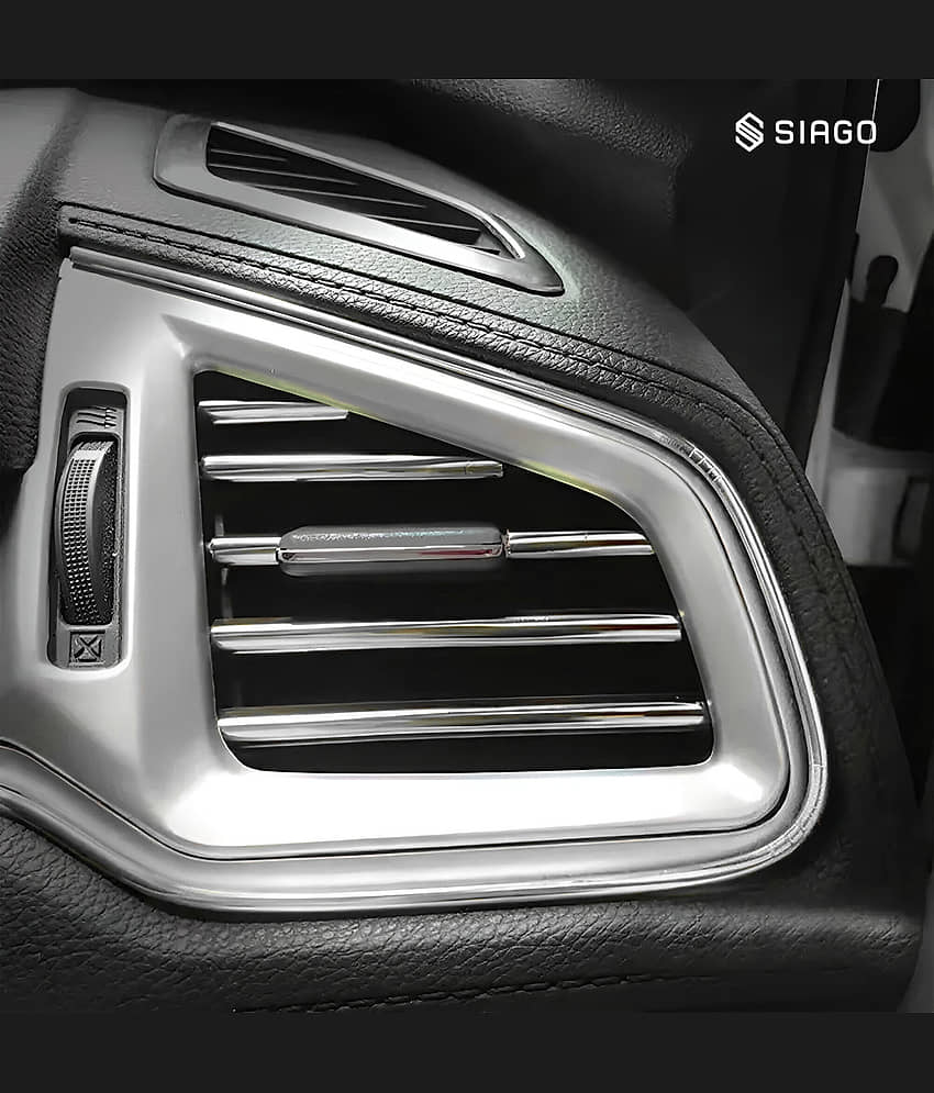 SIAGO Universal Car Air Vent Decoration Trim - Waterproof & Bendable Outlet Protector (Pack of 1)