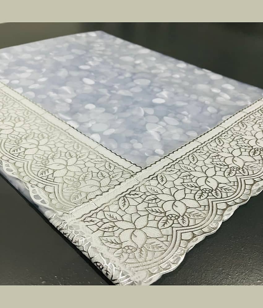 CreadCraft Printed PVC 4 Seater Rectangle Table Cover ( 150 x 105 ) cm Pack of 1 Multi