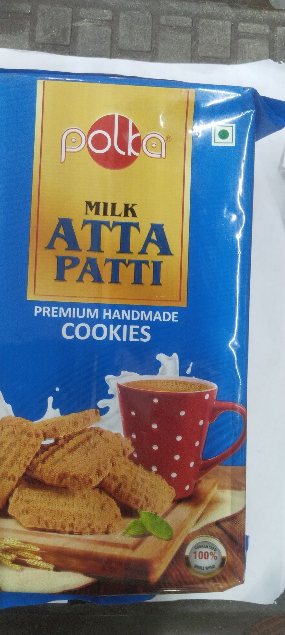 Polta Milk Atta Patti Premium handmade Cookies 