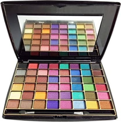 Elecsera Make up kit 48 Color Mix Eyeshadow Matte, Cream, Velvet and Glitter Shimmer 52 g (Multicolor)