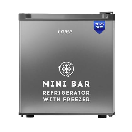 Cruise 45 L 2 Star Compact Minibar Refrigerator with Freezer Compartment - Direct Cool Technology (Single Door, Graphite Grey, CRDSVK-FZ1050G) Cruise 45 L 2 Star Compact Minibar Refrigerator with Freezer Compartment - Direct Cool Technology (Single Door,