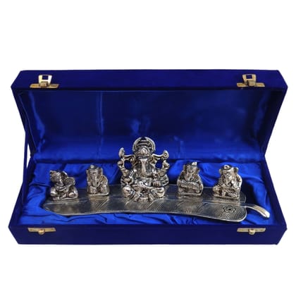 Aluminium Showpiece Musical Ganesh Statue (ASMAS002)