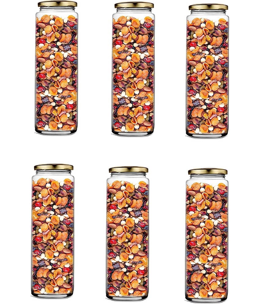 AFAST Airtight Storage  Glass Food Container Set of 6 500 mL