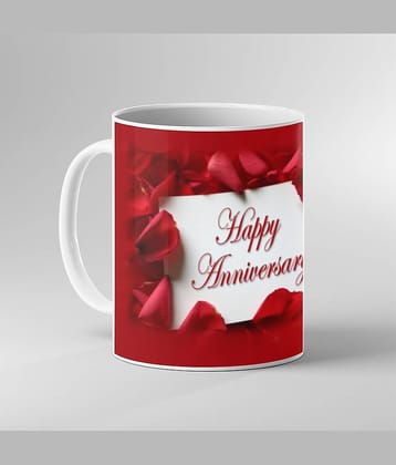 Keviv - Multi Color Ceramic Coffee Mug ( Pack of 1 )