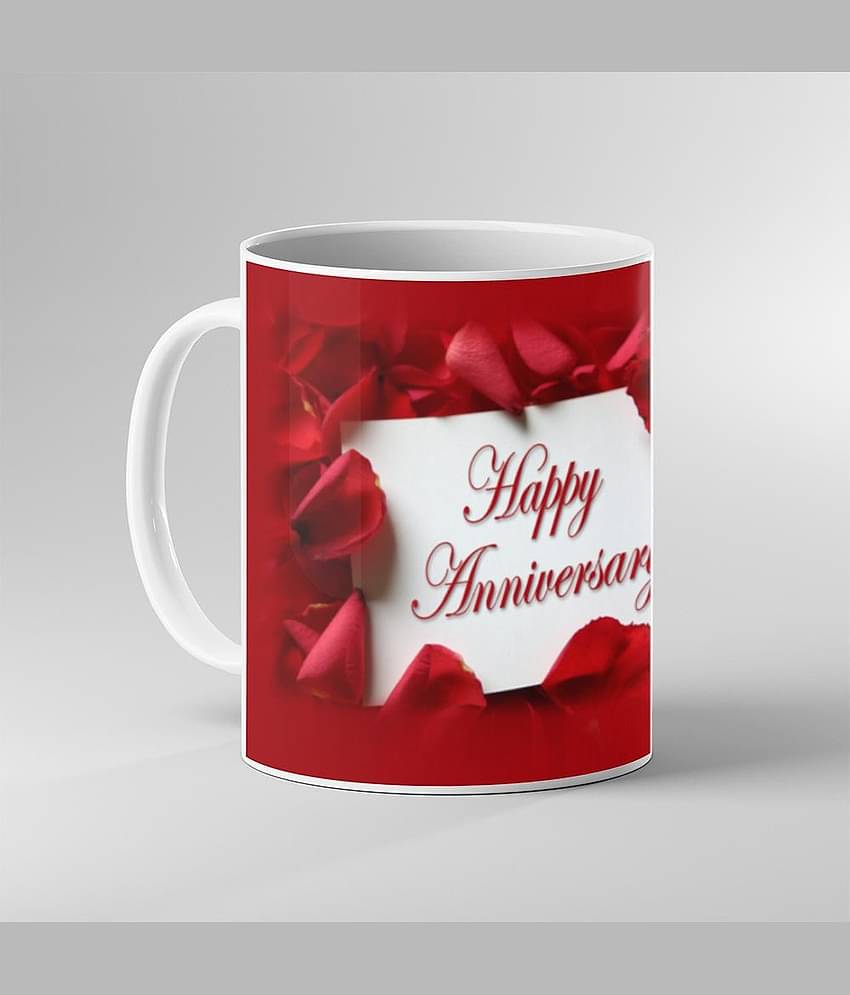 Keviv - Multi Color Ceramic Coffee Mug ( Pack of 1 )