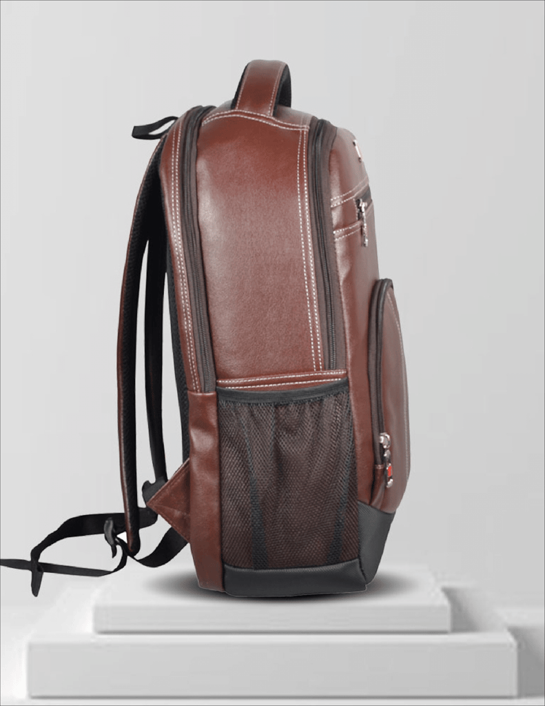 PB Pearlbags 824F Casual Leather Laptop Backpack 30L