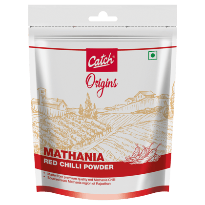 Catch Straight Pouch || Mathania Red Chilli Powder  || 100 Grams